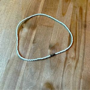 Puka shell necklace, from Maui Hawaii in 2003, small white shells choker